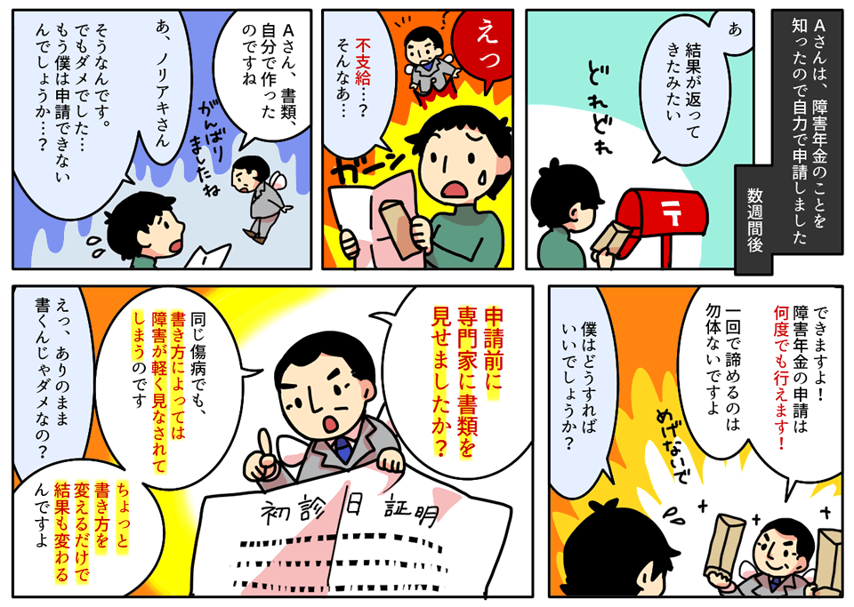 申請に適した書類の書き方があります